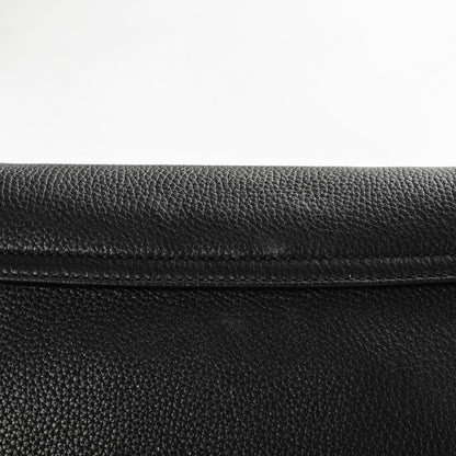 Gucci Pebbled Calfskin Medium Soho Flap Crossbody Black 5 of 8