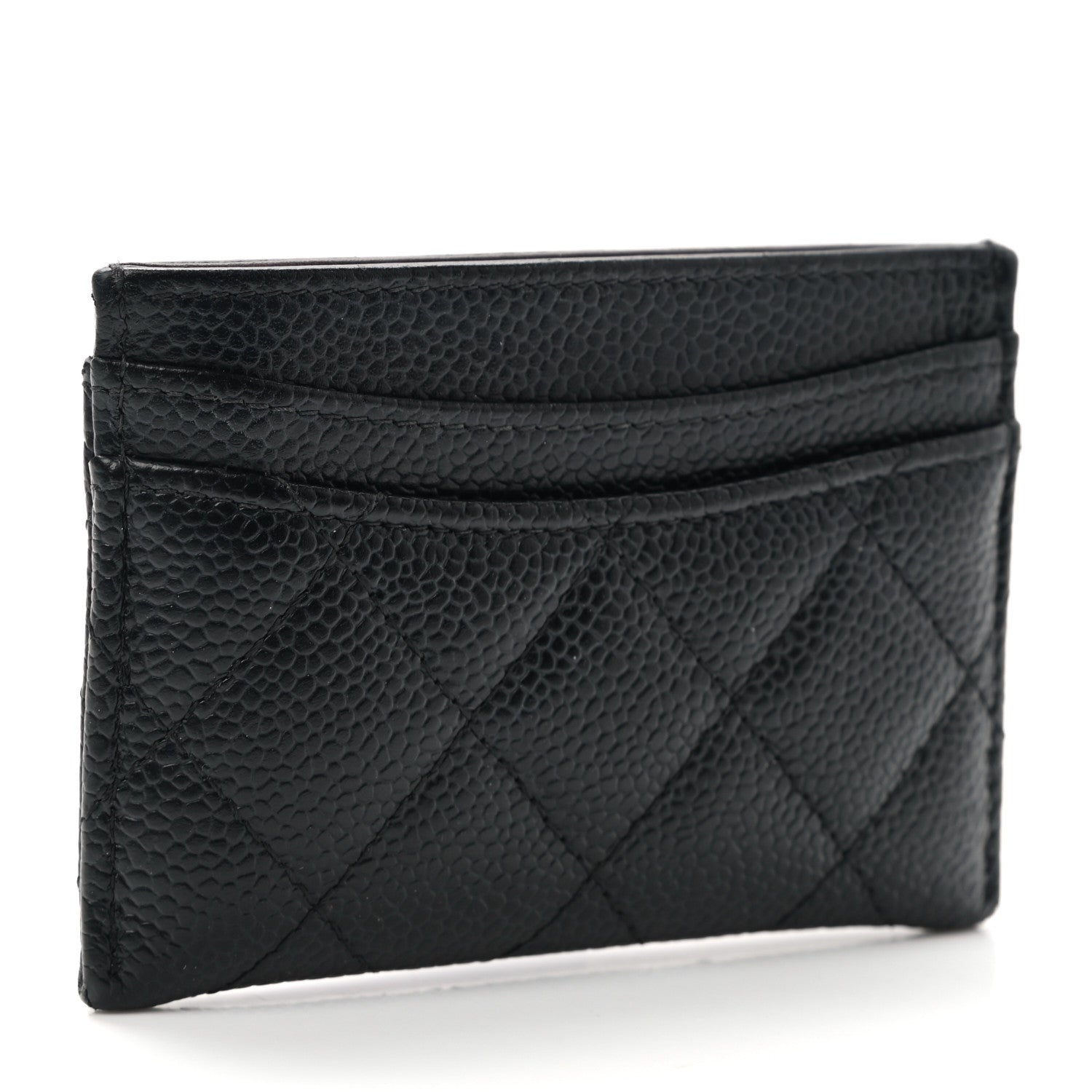 Chanel Caviar Quilted Card Holder Black 3 of 9