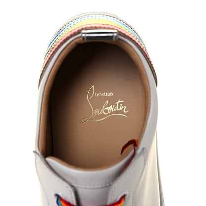 Christian Louboutin Calfskin Womens Arkenspeed Sneakers 39.5 White Multi 32 of 35
