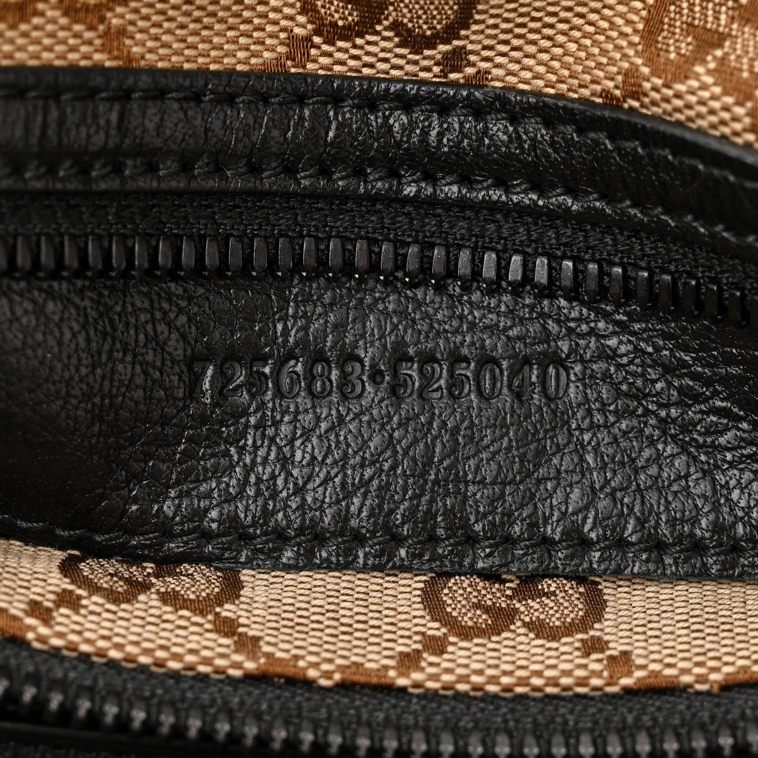 Gucci Calfskin Monochrome Medium Double G Tote Bag Black 7 of 10