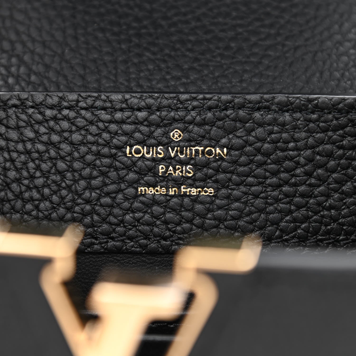 Louis Vuitton Taurillon Ayers Mini Capucines Black 7 of 9