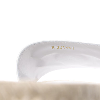 Chanel Lambskin Pearl CC Espadrille Slip On Sandals 42 Ivory 6 of 8