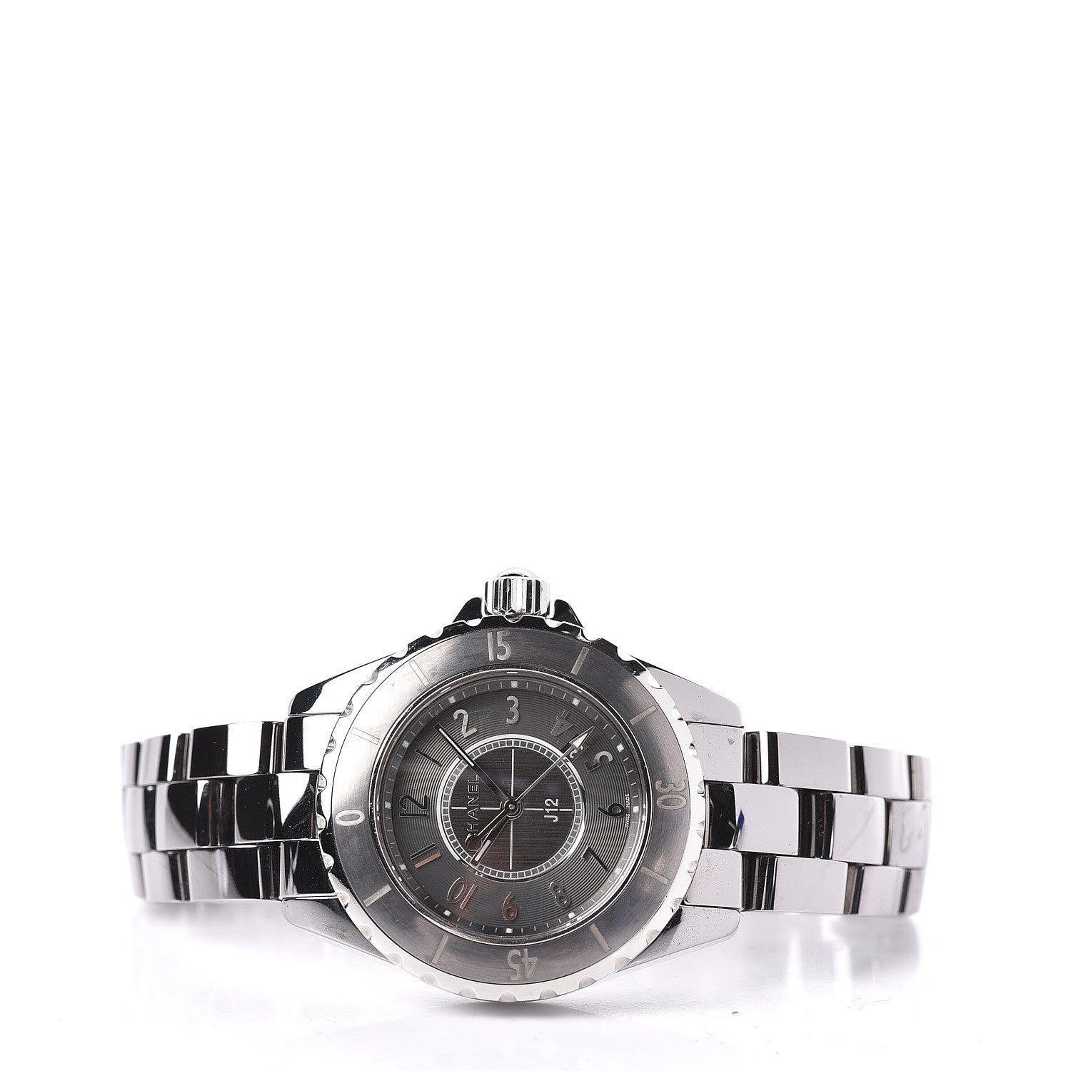 Chanel Titanium Ceramic 33mm J12 Chromatic Quartz Watch 3 of 6