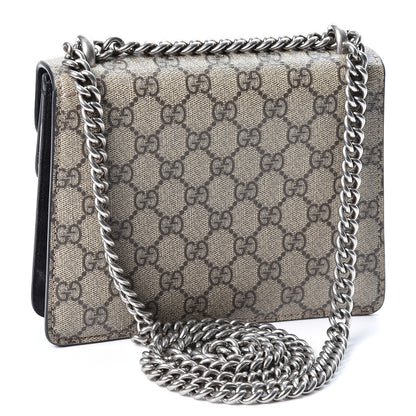 Gucci GG Supreme Monogram Mini Dionysus Shoulder Bag Black 2 of 9