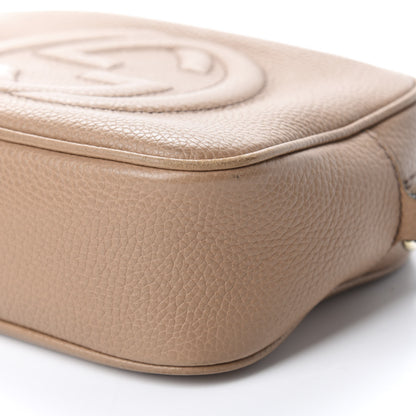 Gucci Pebbled Calfskin Small Soho Disco Bag Camelia 7 of 11
