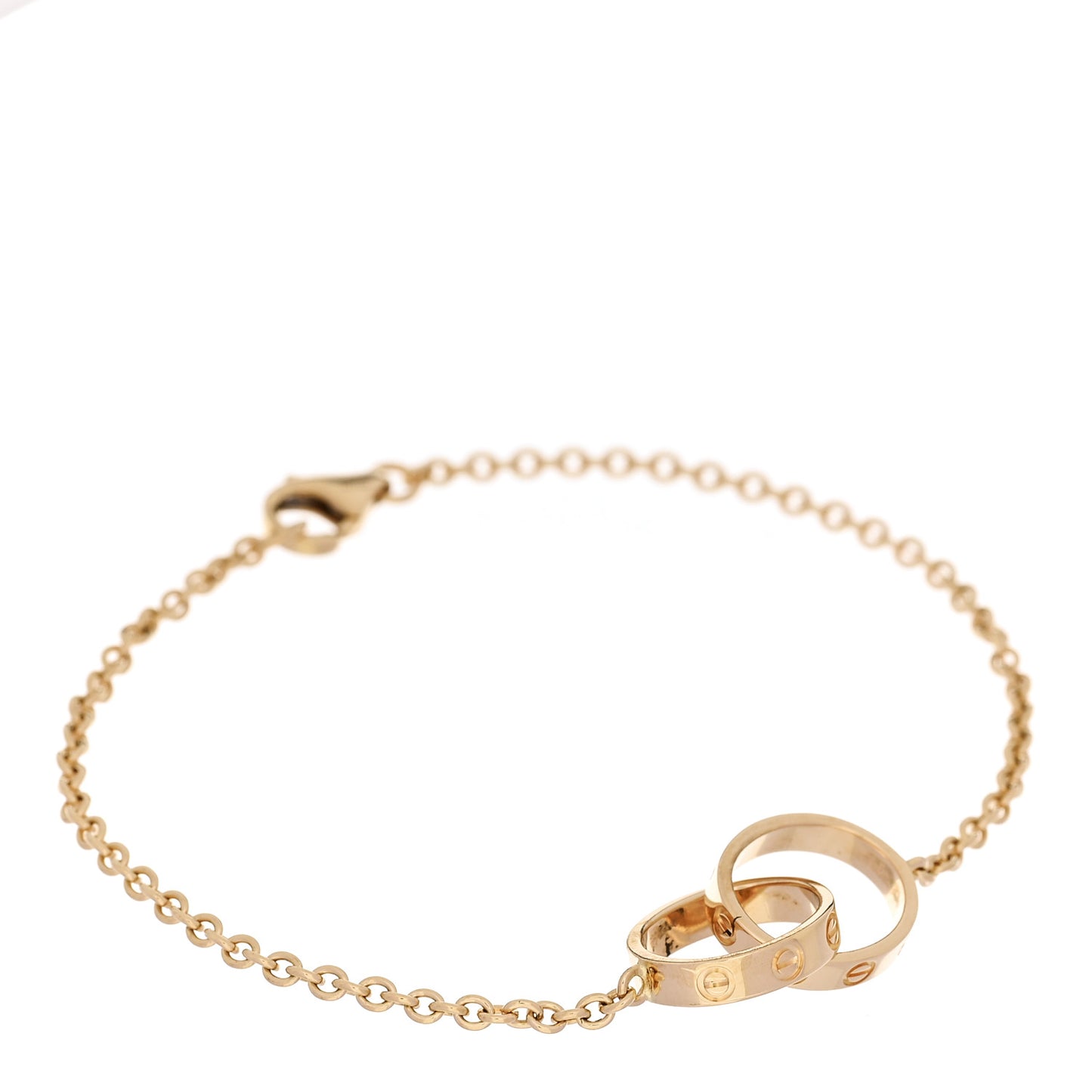 18K Yellow Gold Interlocking LOVE Bracelet