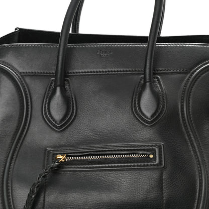 Celine Supple Calfskin Medium Phantom Luggage Black 12 of 17