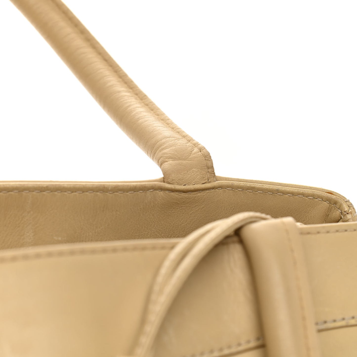 Lambskin Quilted CC Tote Beige