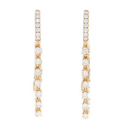Anita Ko 18K Yellow Gold Diamond Sophia Huggie Earrings 1 of 5