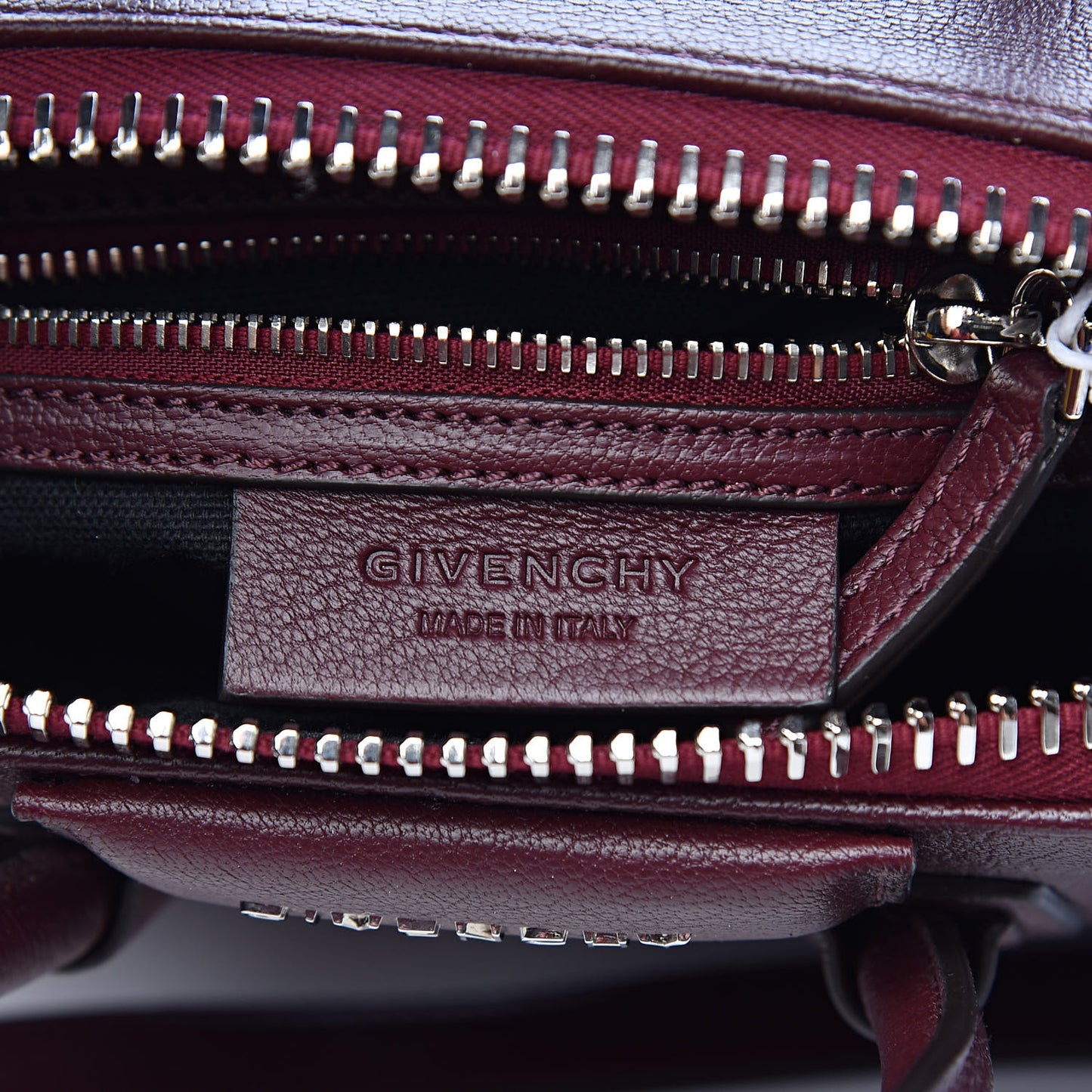 Sugar Goatskin Mini Antigona Aubergine