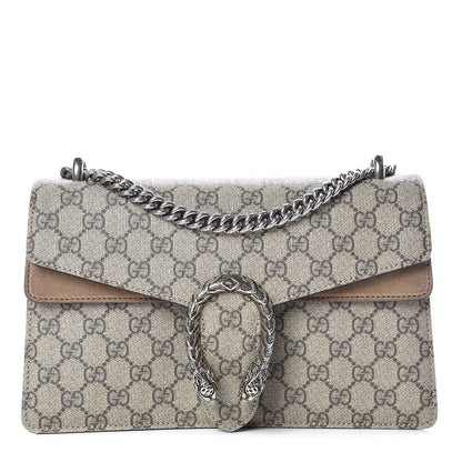 Gucci GG Supreme Monogram Small Dionysus Shoulder Bag Taupe 1 of 20