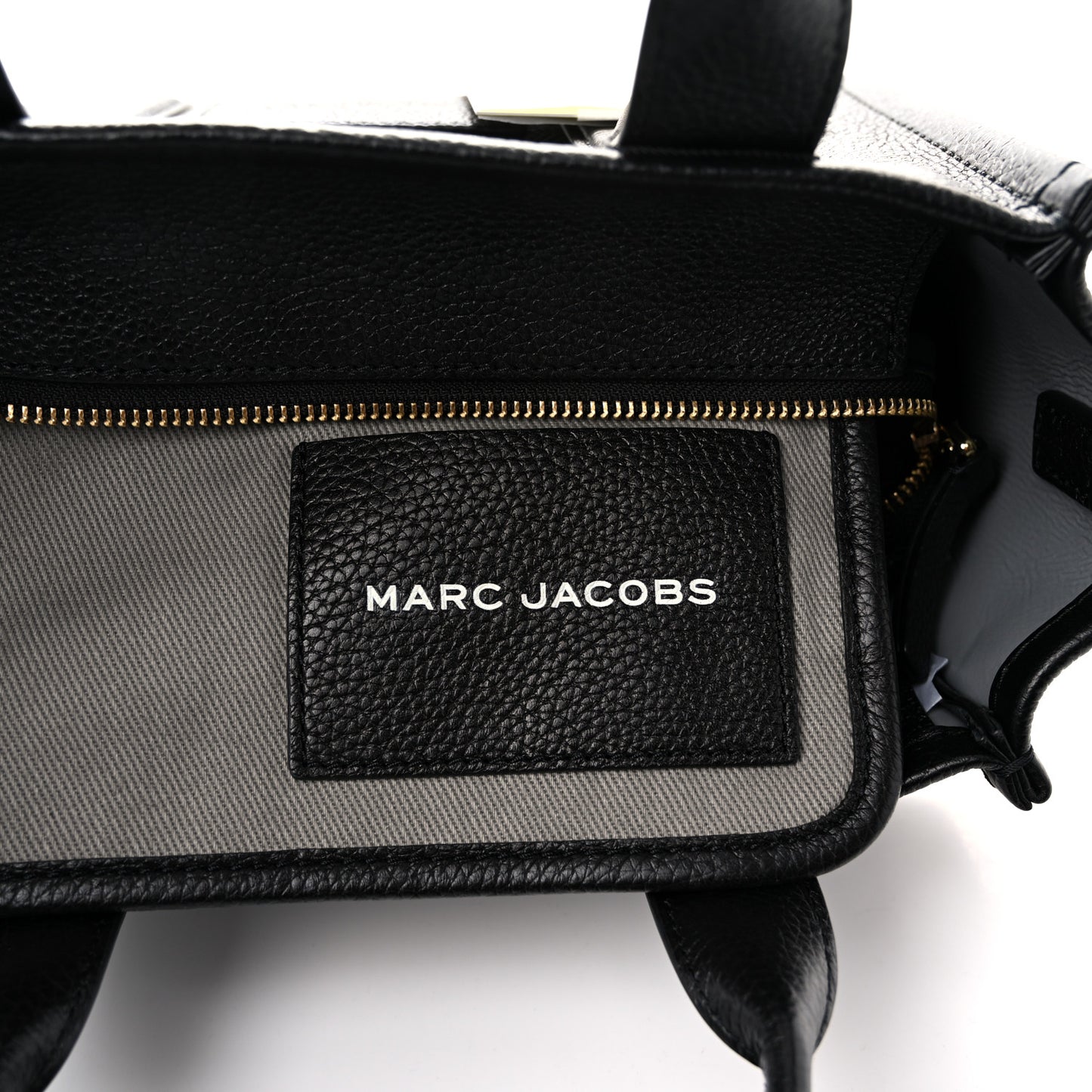 Grained Calfskin Small The Tote Bag Black