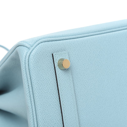 Hermes Epsom Birkin 30 Bleu Atoll 24 of 28