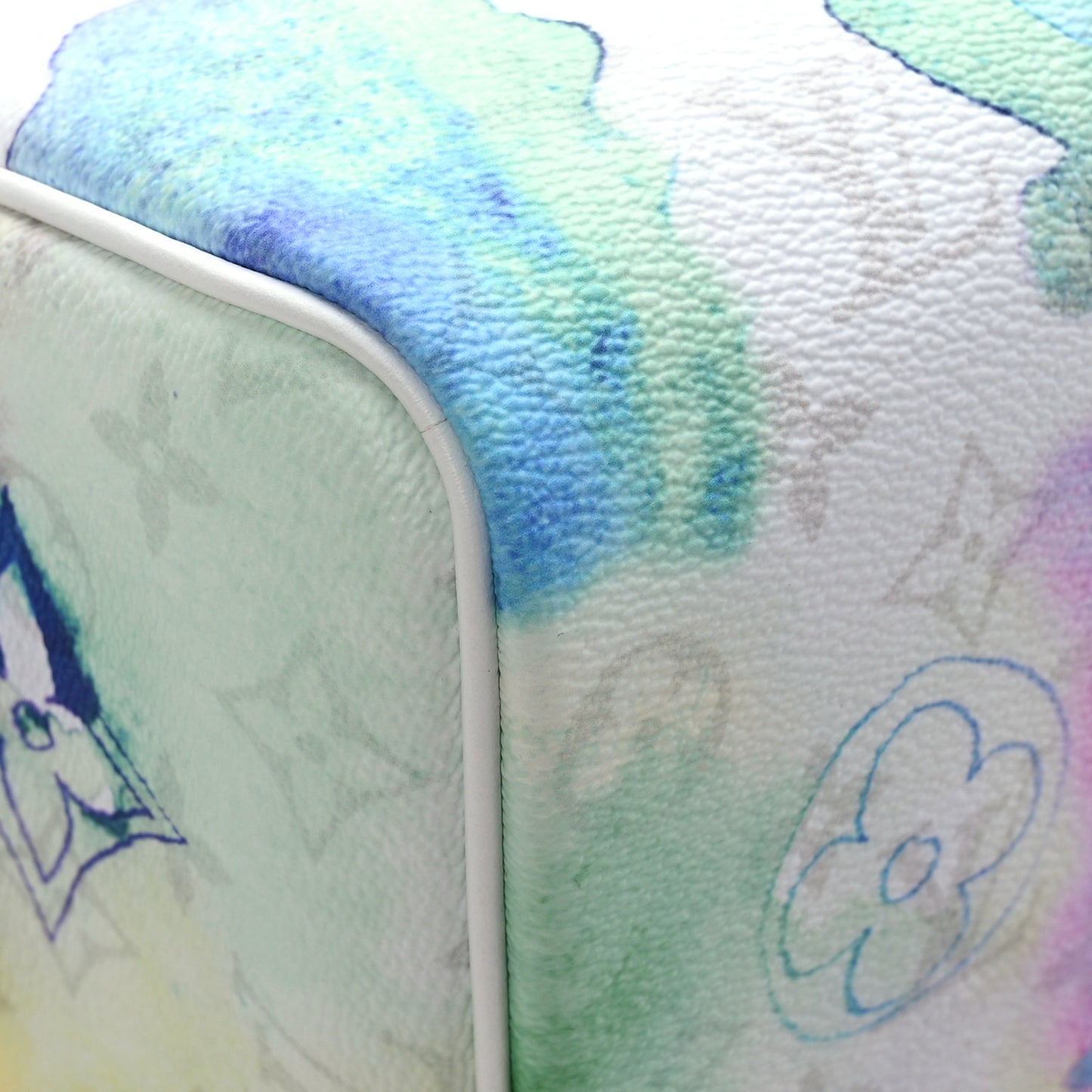 Monogram Watercolor Dopp Kit Toilet Pouch Multicolor