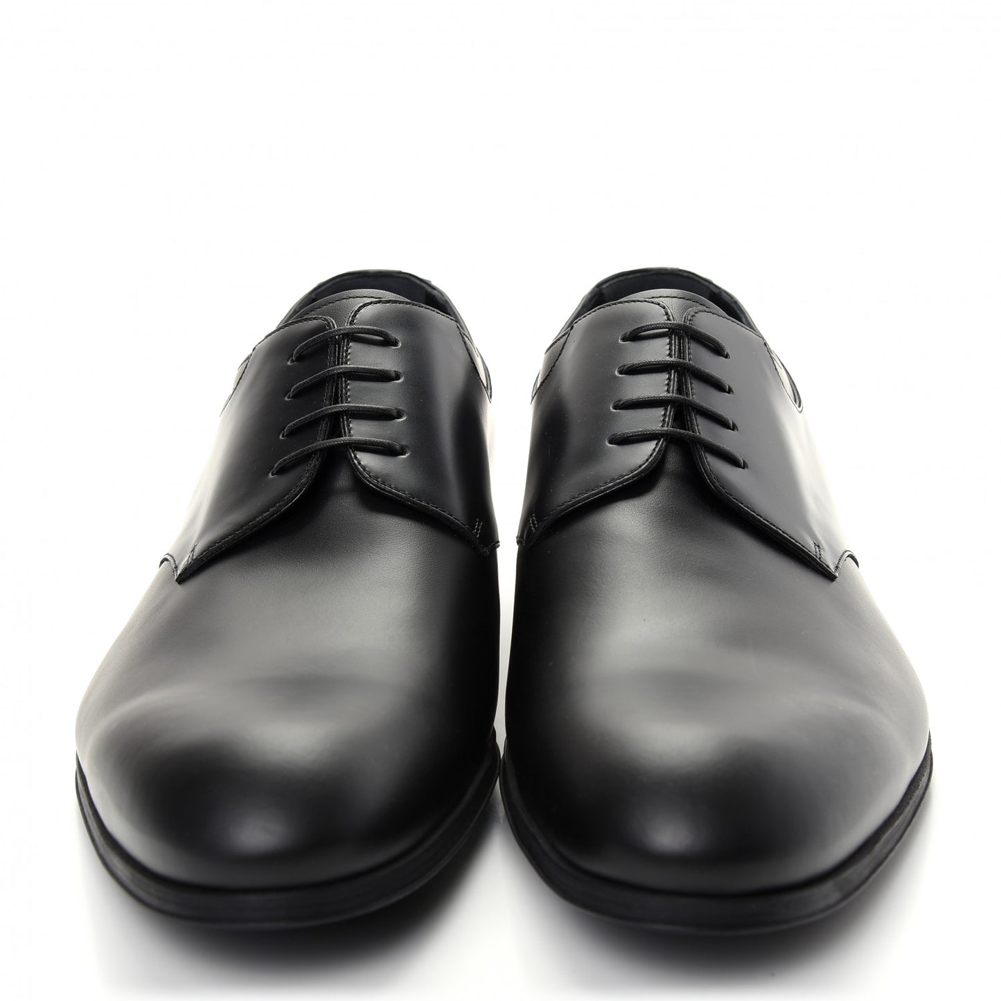 Lambskin Mens Derby Lace Up Shoes 9.5 Black