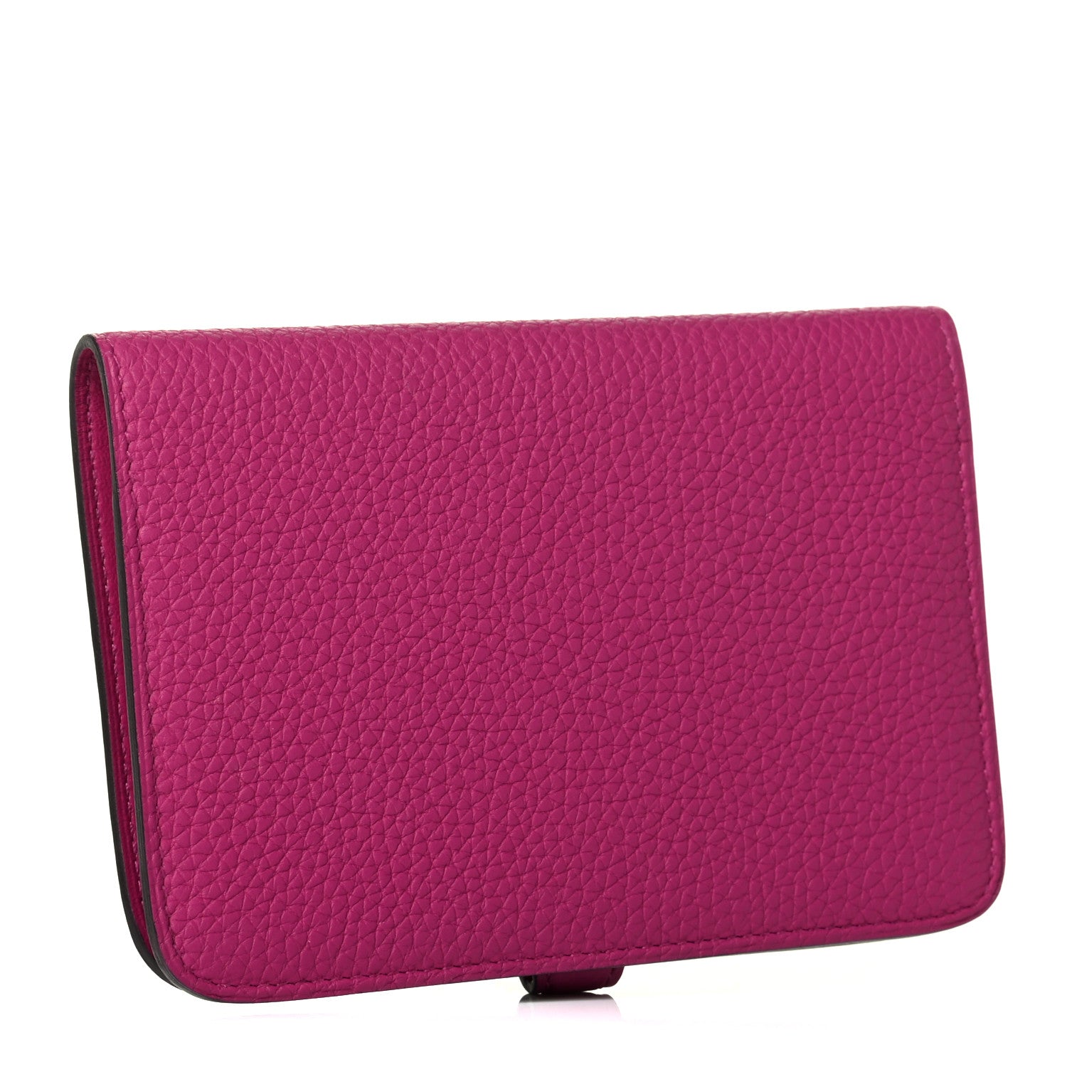 Hermes Togo Dogon Compact Wallet Rose Pourpre 2 of 5