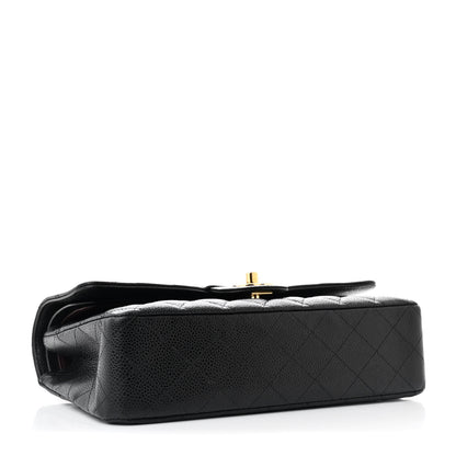 Chanel Caviar Quilted Medium Double Flap Black 4 of 11