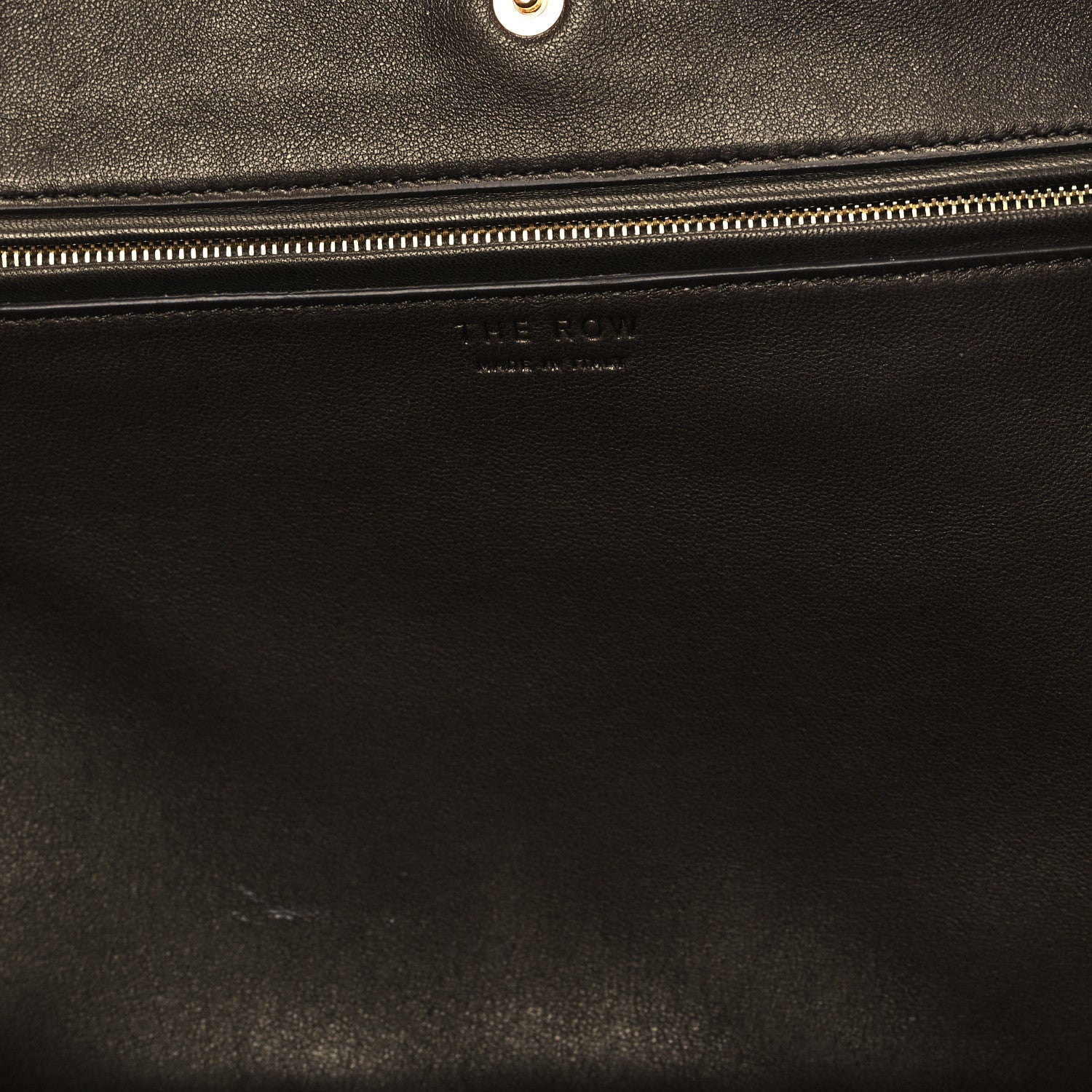 The Row Polished Saddle Calfskin Idaho Top Handle Dark Brown 6 of 11