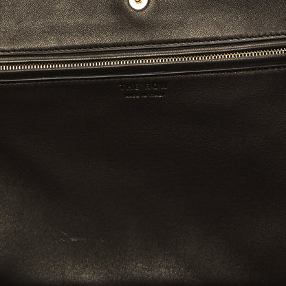 The Row Polished Saddle Calfskin Idaho Top Handle Dark Brown 6 of 11