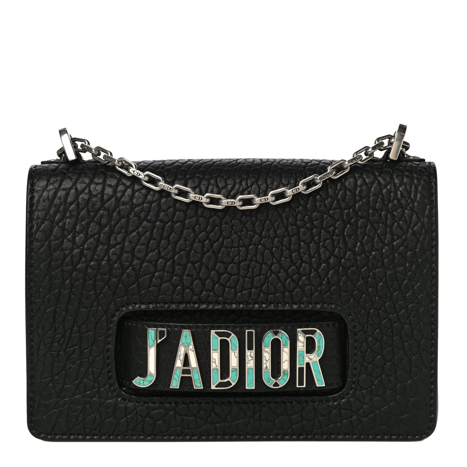 Christian Dior Canyon Grained Lambskin J'Adior Chain Flap Bag Black 1 of 10