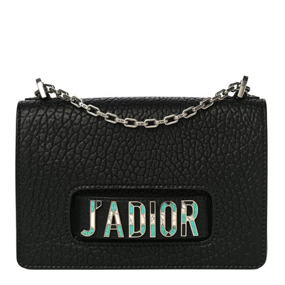 Christian Dior Canyon Grained Lambskin J'Adior Chain Flap Bag Black 1 of 10