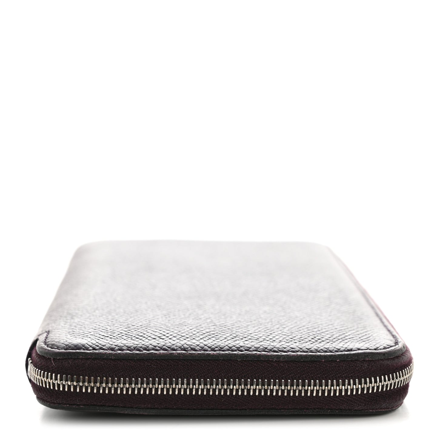 Epsom Silk'In Wallet Raisin