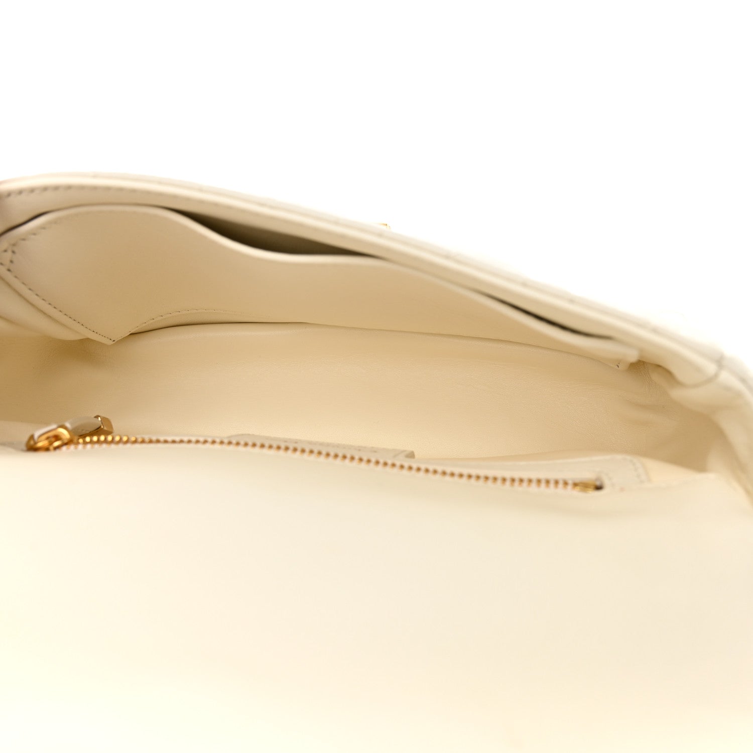 Christian Dior Lambskin Cannage Small Caro Bag Ivory 5 of 14