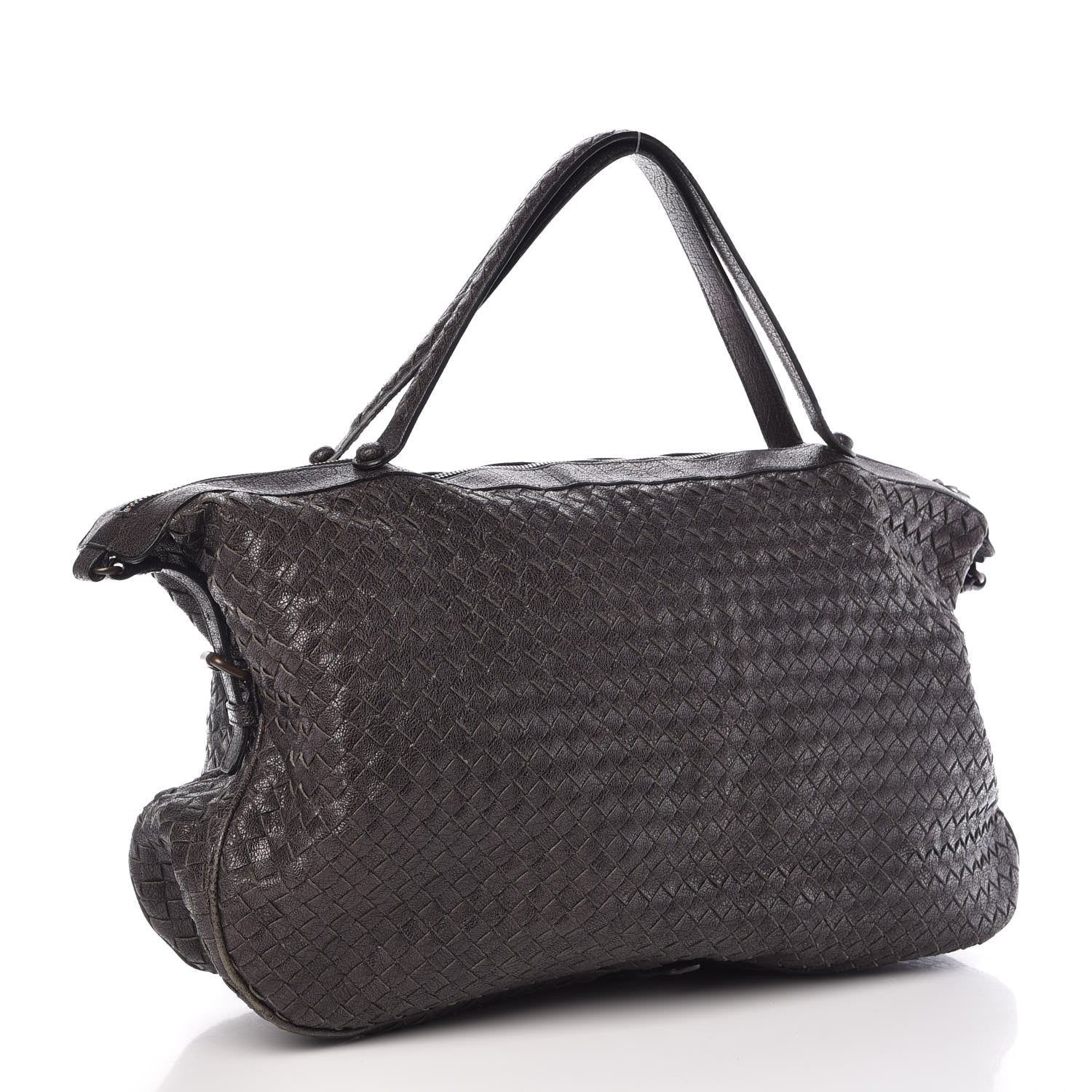 Bottega Veneta Goatskin Intrecciato Woven East West Belly Bag Matita 3 of 8