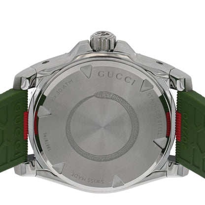 Gucci Stainless Steel Rubber 40mm Dive Automatic Watch Black 4 of 4