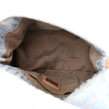 Fendi Zucchino Mini Mama Baguette Blue 5 of 9