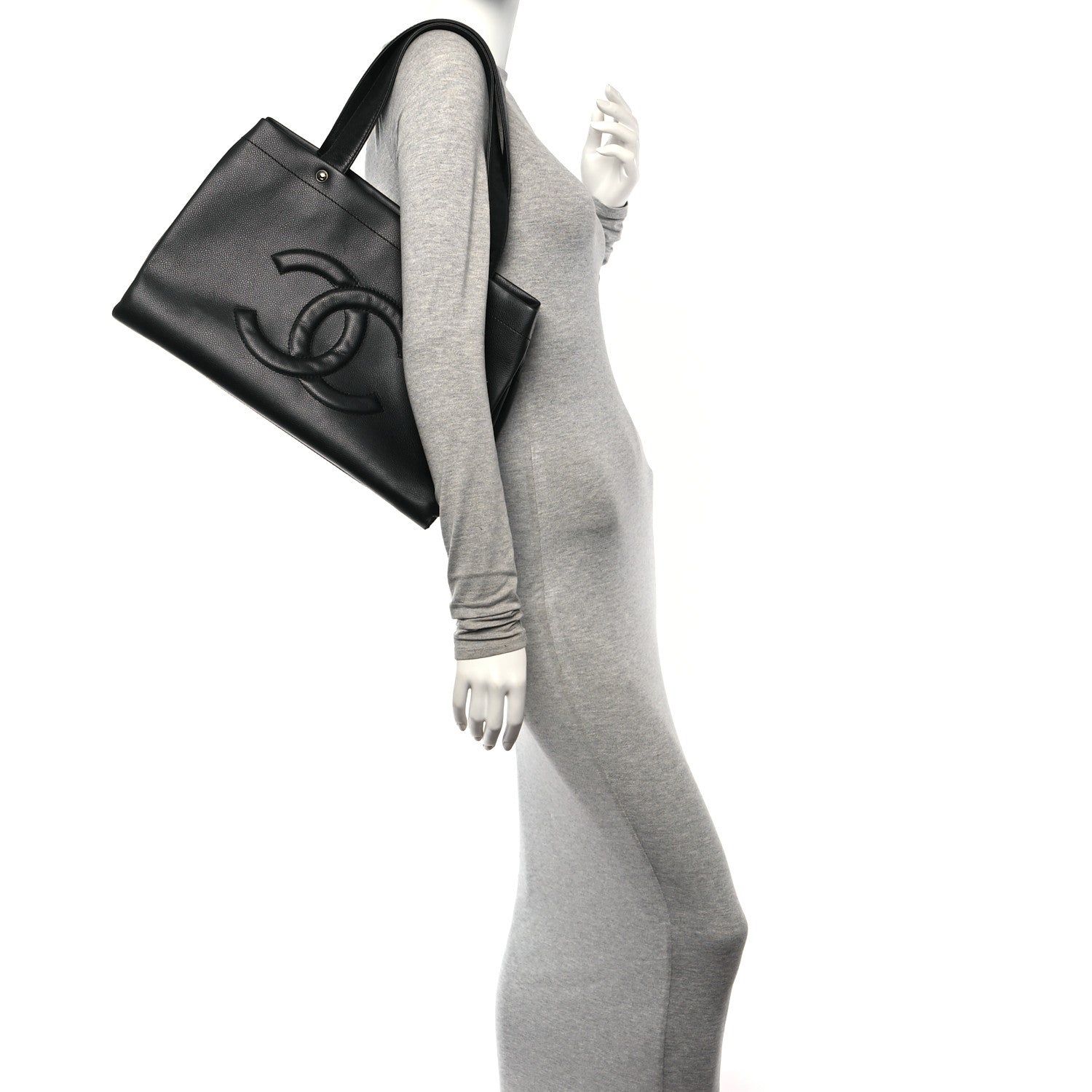 Chanel Caviar Executive Cerf Shopper Tote Black 2 of 10