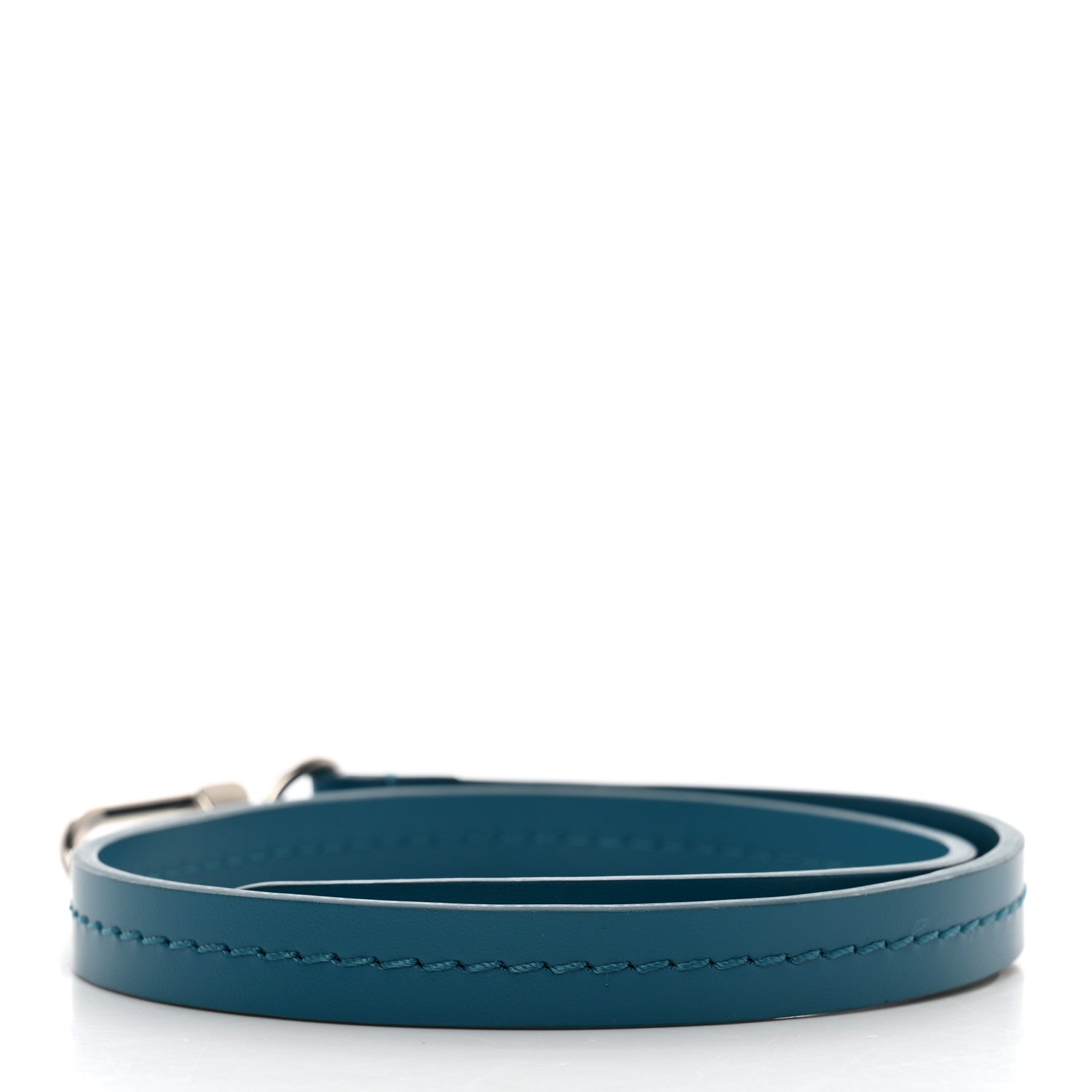Louis Vuitton Calfskin Pochette Accessories Strap Cyan 2 of 4