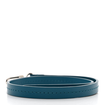 Louis Vuitton Calfskin Pochette Accessories Strap Cyan 2 of 4