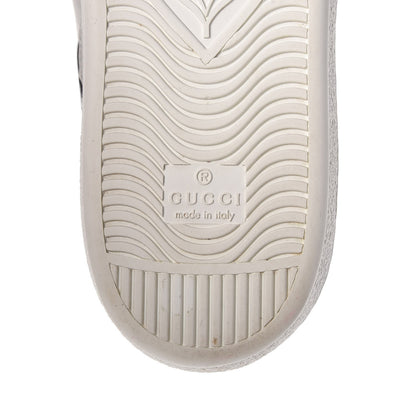 Gucci Calfskin Ayers Web Star Embroidered Ace Sneakers 41 White Multi 8 of 11