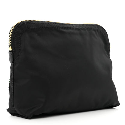 Burberry Nylon Sequin Floral Pouch Black Multicolor 3 of 7