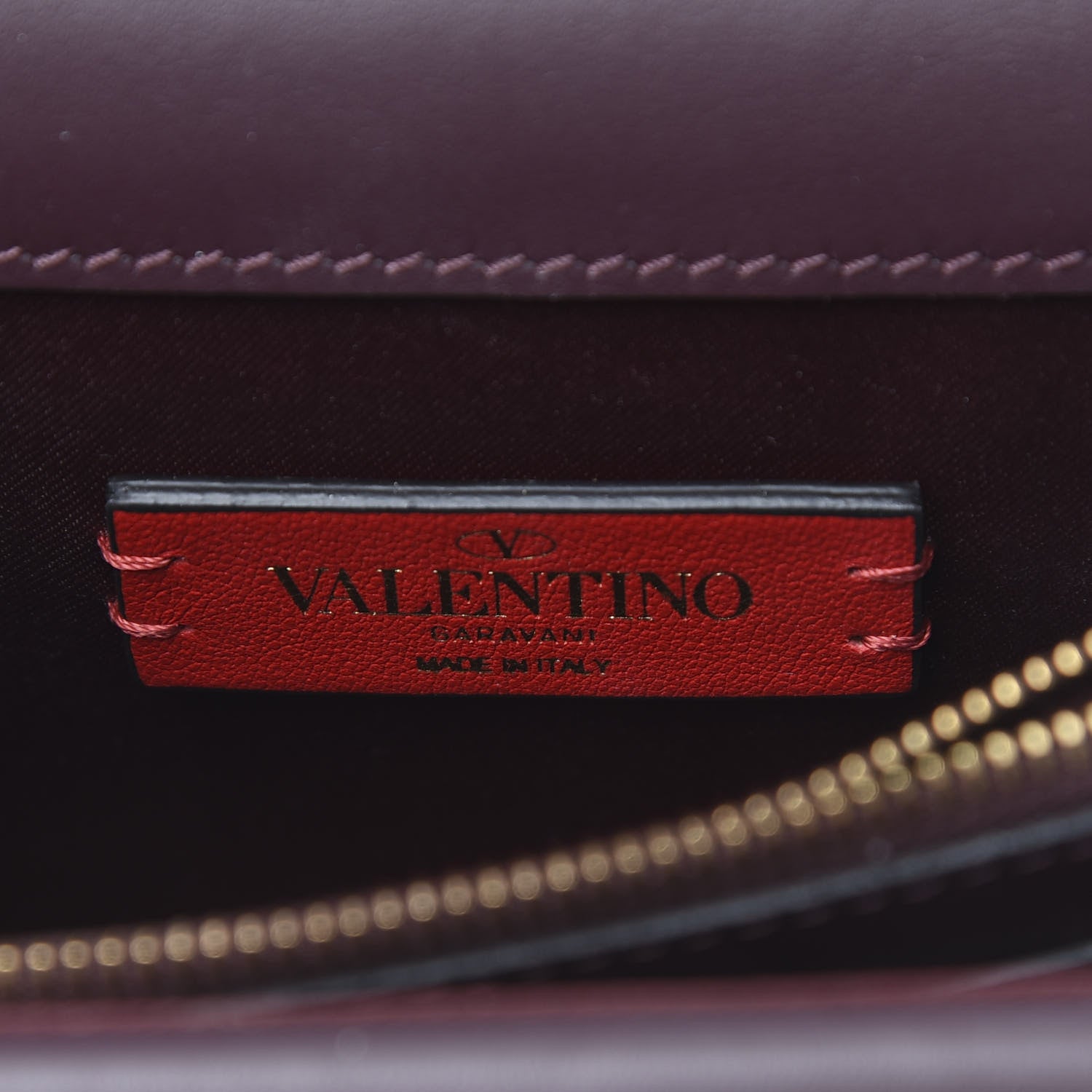 Valentino Garavani X UNDERCOVER Smooth Calfskin Butterfly Mini VRing Crossbody Bag Rubin 6 of 10