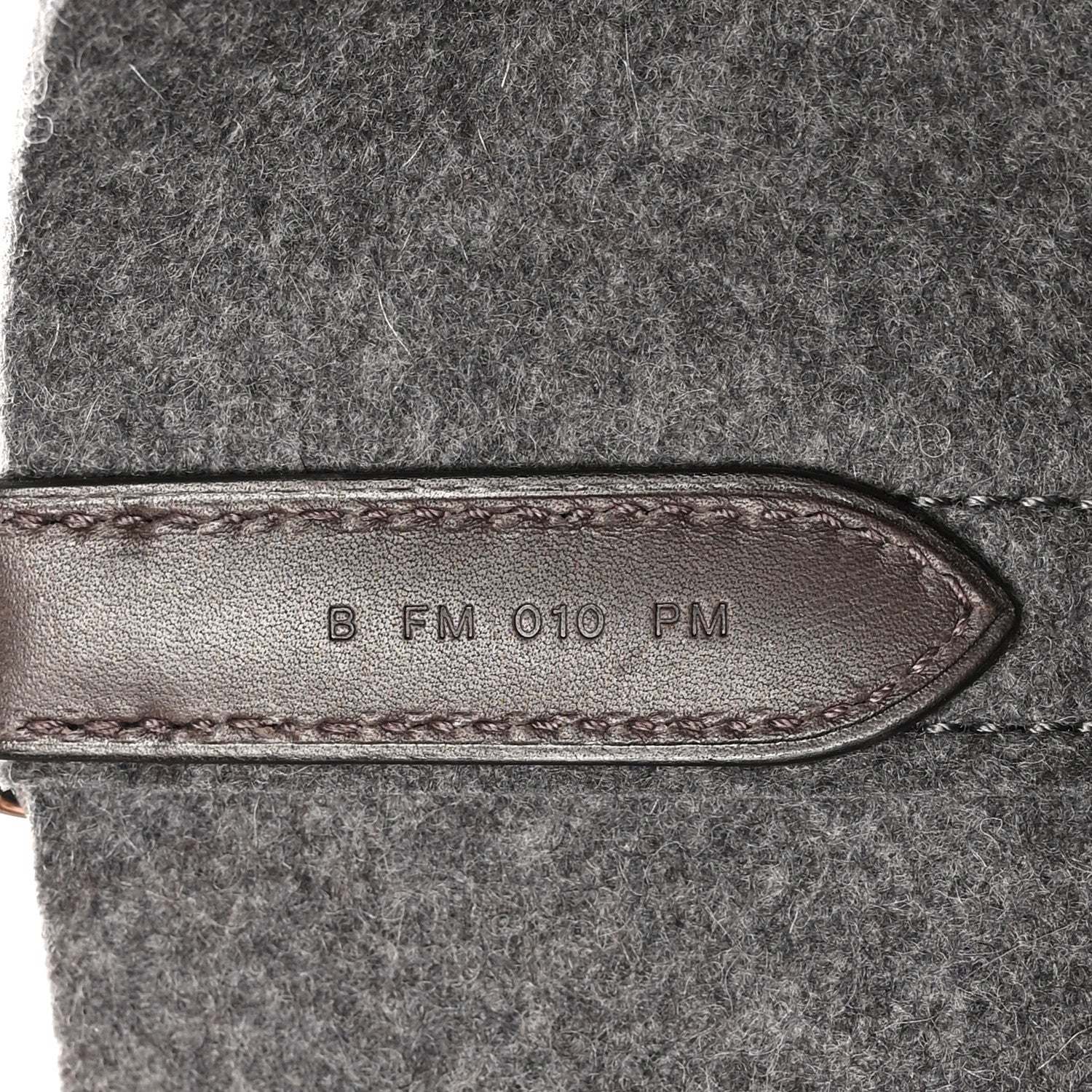 Hermes Felt Sac De Pansage Groom Bag Acier 8 of 11