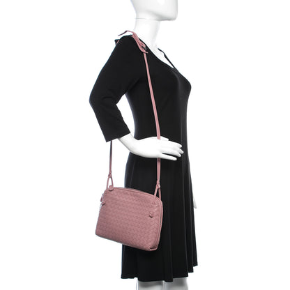 Bottega Veneta Nappa Intrecciato Pillow Crossbody Messenger Watteau 2 of 11
