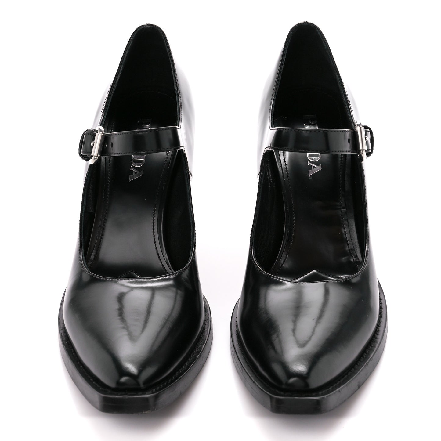 Spazzolato Mary Jane 90mm Pumps 39 Black