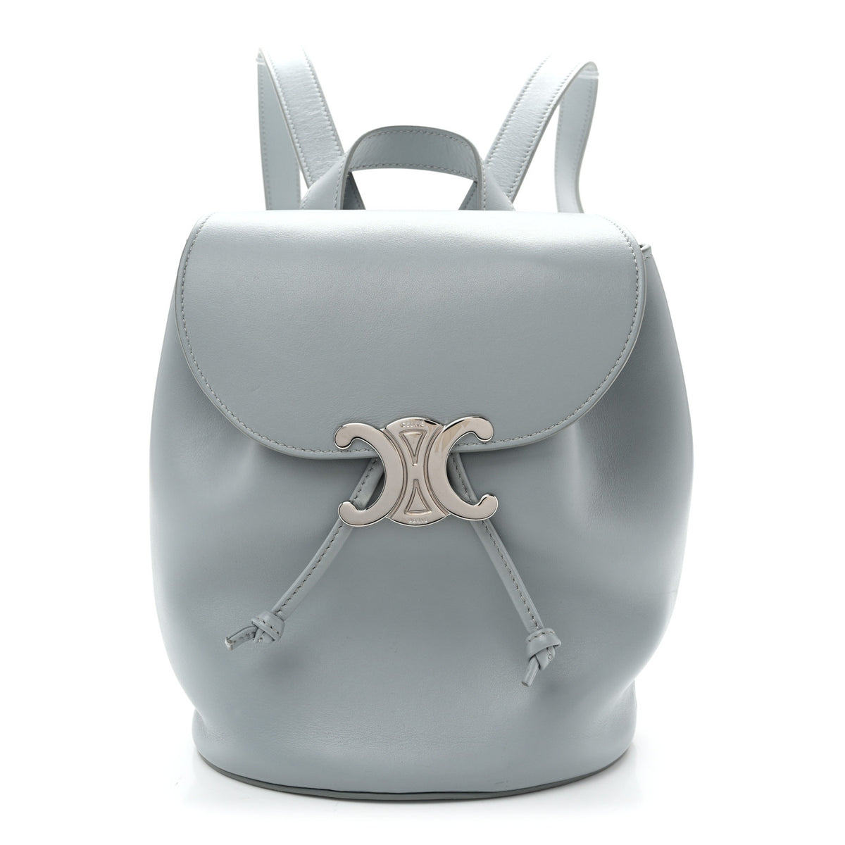 Celine Triomphe Calfskin Bonnie Backpack Ice Blue 1 of 13