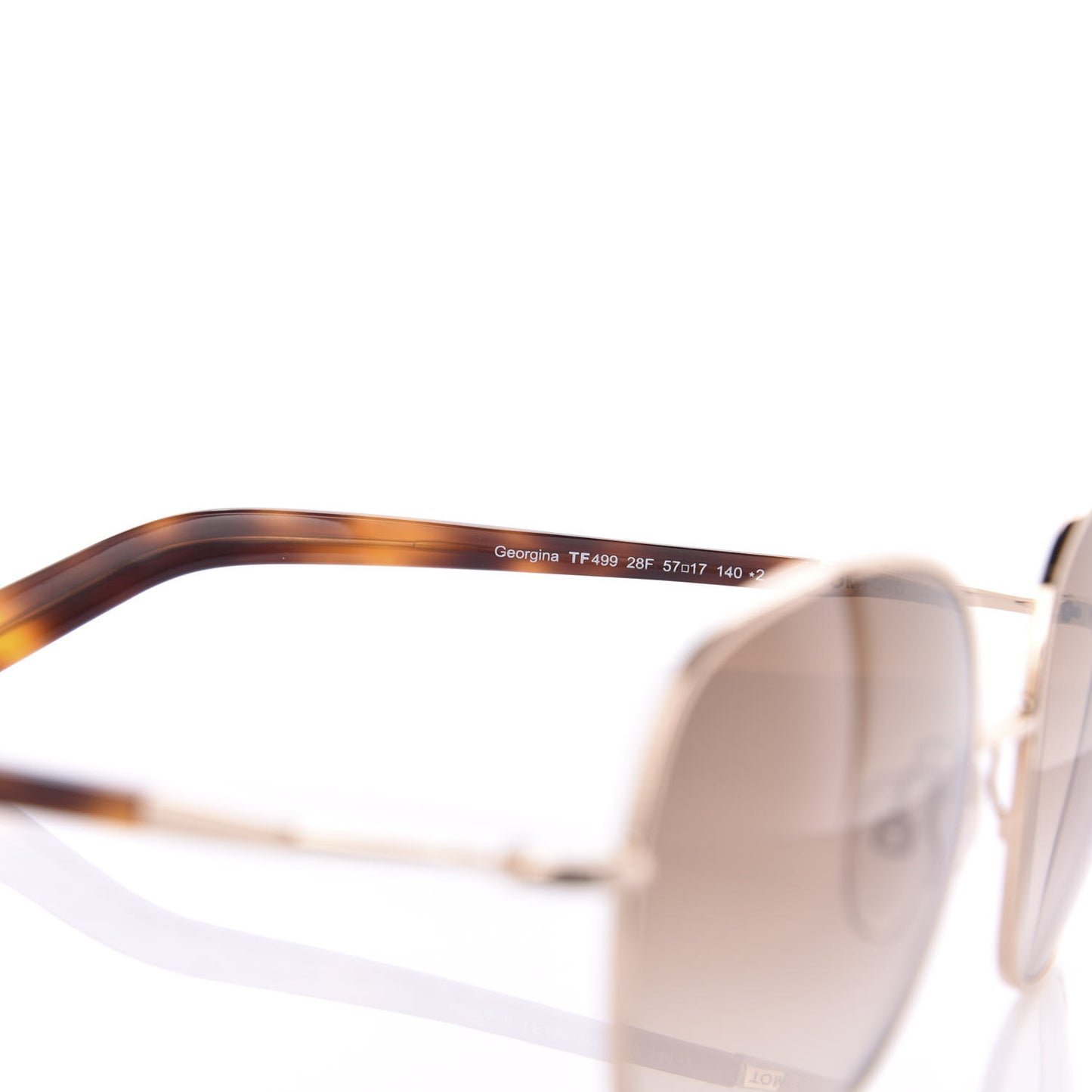 Acetate Georgina Sunglasses TF499 Tortoise