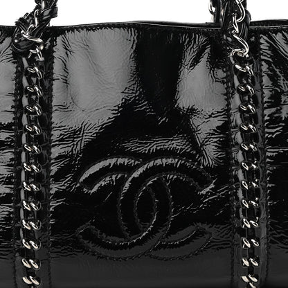 Chanel Patent Calfskin Small Luxe Ligne Tote Black 8 of 9