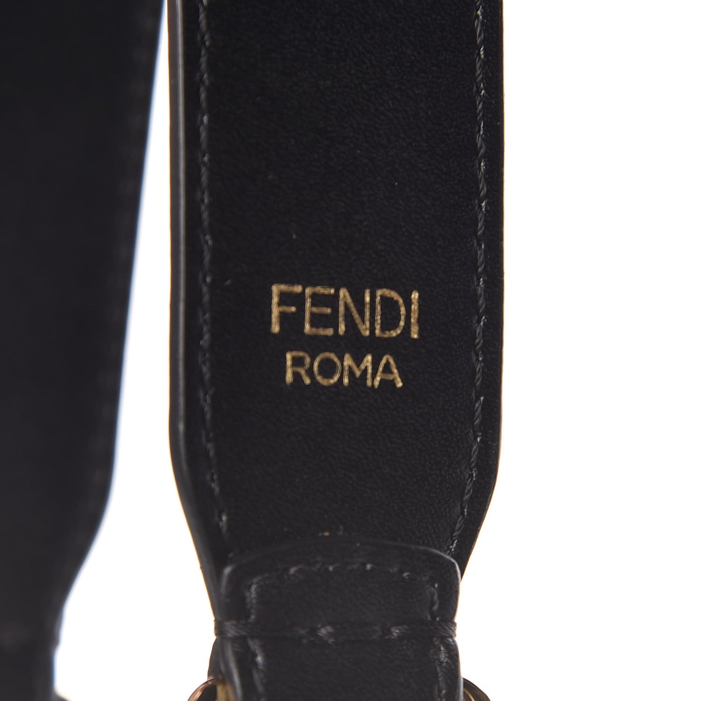 Calfskin Mini Strap You Black