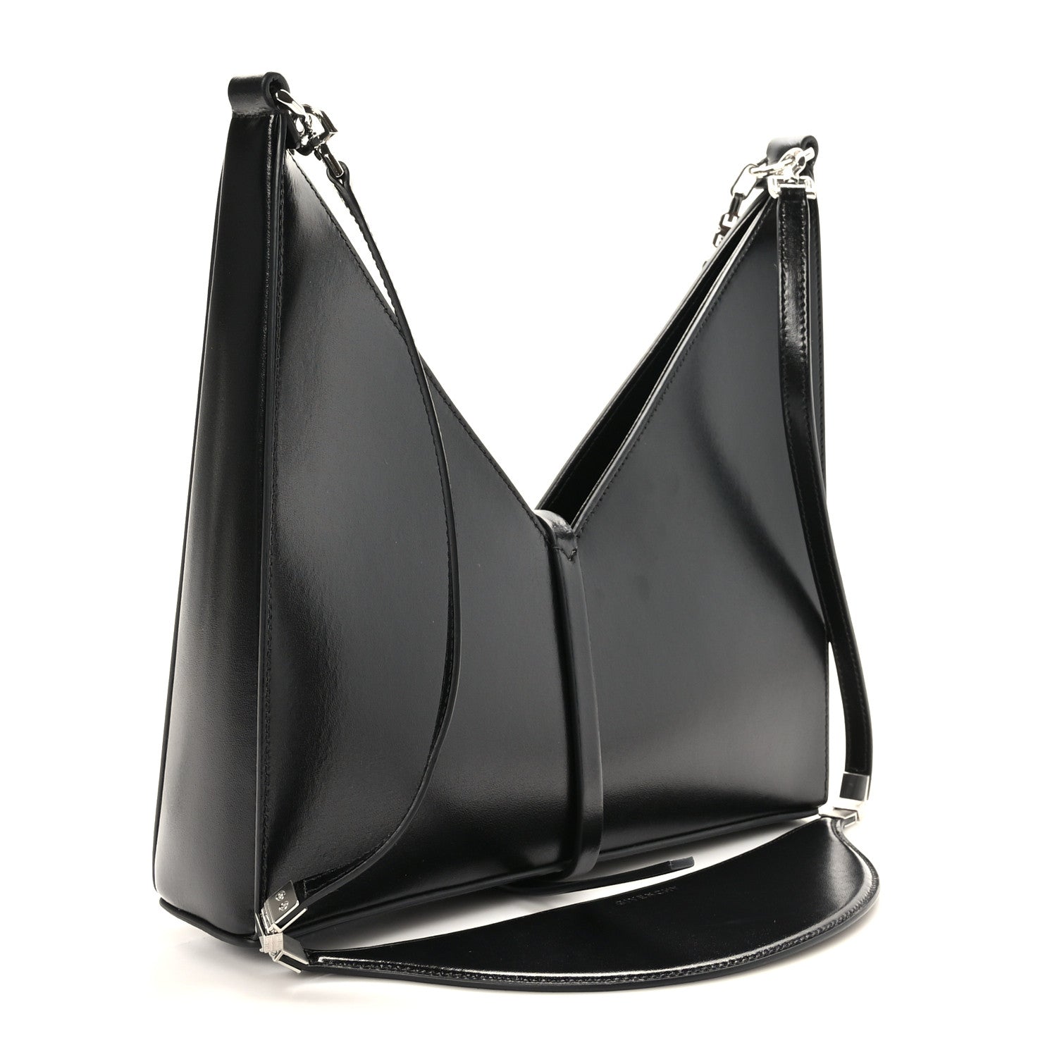 Givenchy Box Calfskin Small Cut Out Shoulder Bag Black 3 of 9