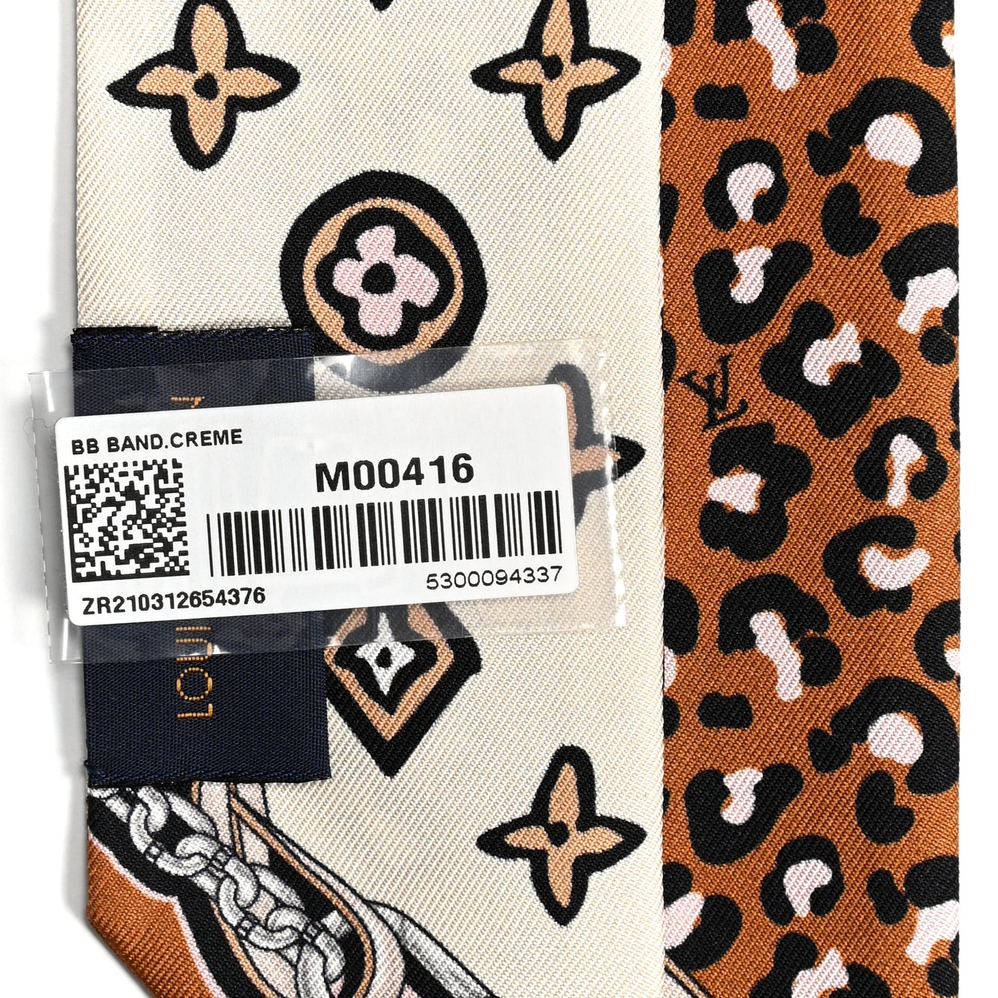 Silk Monogram Wild At Heart BB Bandeau Cream