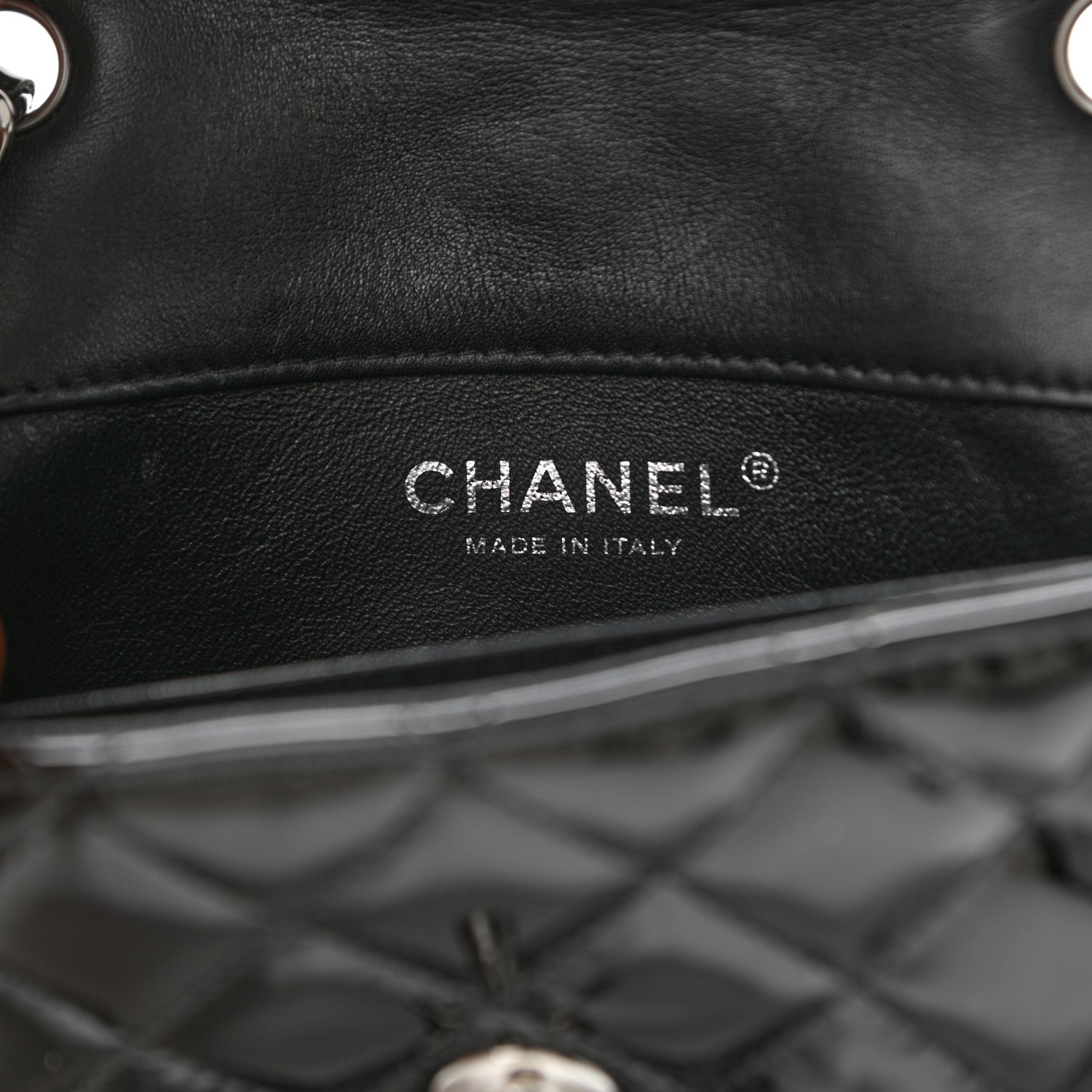 Chanel Patent Calfskin Quilted Extra Mini Rectangular Flap Black 6 of 10