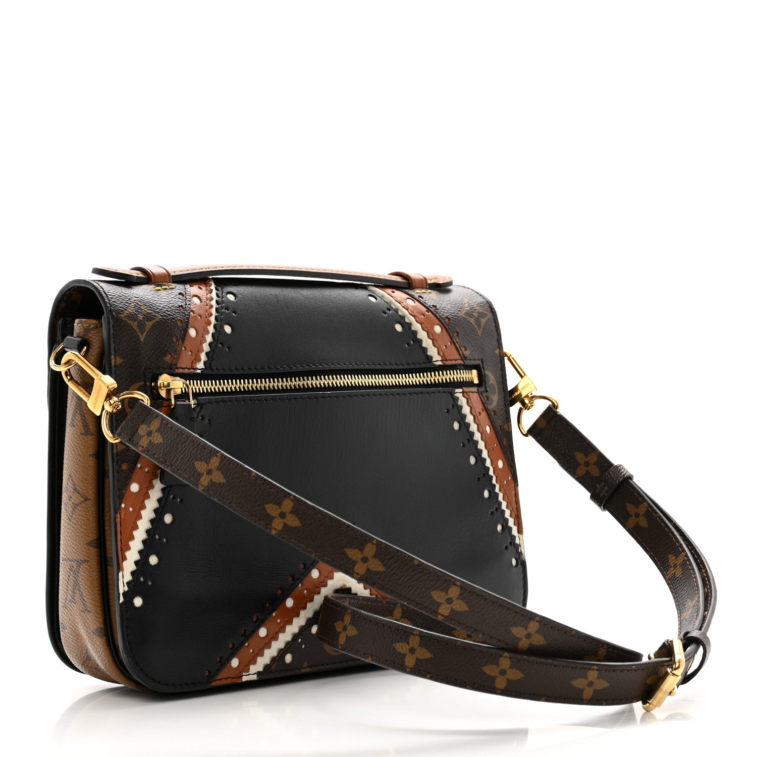 Louis Vuitton Monogram Brogue Pochette Metis 3 of 9