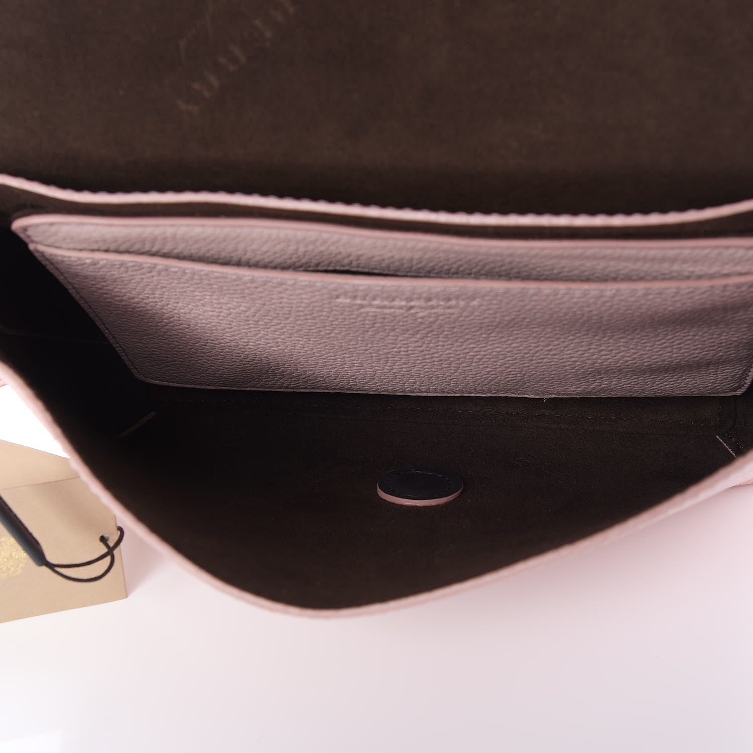 Burberry Signature Grain Small Burleigh Crossbody Bag Pale Ash Rose 5 of 7