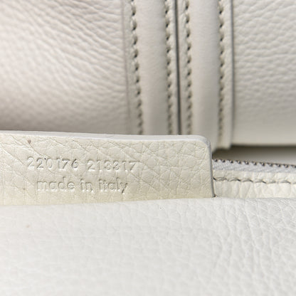 Saint Laurent Calfskin Large Y Bow Tote White 6 of 10