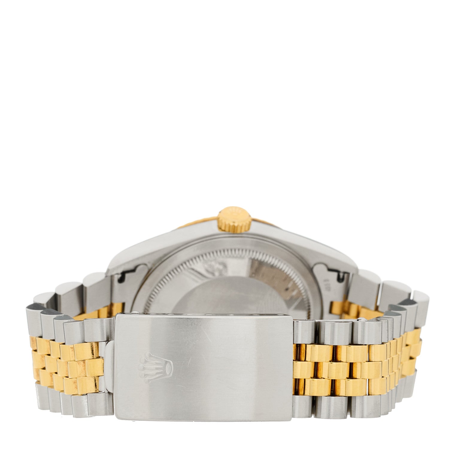 Rolex Stainless Steel 18K Yellow Gold 36mm Oyster Perpetual Datejust Watch White Roman 16233 3 of 4